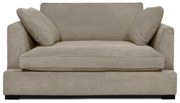 Béžová menčestrová pohovka 132 cm Mobby – Scandic