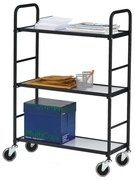 Kancelársky manipulačný vozík PORT, 480x320 mm