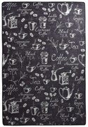 Koberec Coffee And Tea 60x140 cm čierny