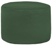 Taburetka Cilindro tmavozelená ekokoža