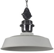 Krémové závesné kovové svetlo Sesto creme - Ø 42*38 cm