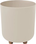 Kvetináč Sofia 240 mm, recyklovaný, béžový*84254