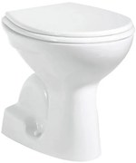 Aqualine Aqualine, WC misa, 36x54cm, spodný odpad, biela, TP340