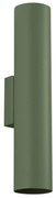 Nástenné svietidlo Lagos, 1x olivové kovové tienidlo
