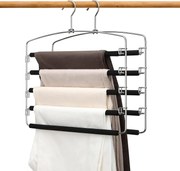 Zeller Present Kovový vešiak na nohavice, 5 úrovní