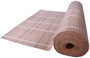 Svetlohnedá bambusová rohož za posteľ - metráž Šírka rohože: 120 cm, Dĺžka rohože: 1200 cm