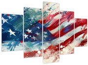 Obraz - Vlajka USA (150x105 cm)