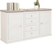 XXXLutz ŠIROKÁ KOMODA, sivá, biela, 160/89/43 cm Hom`in - Komody - 000003000108