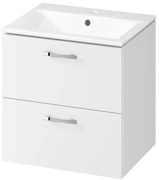 Cersanit S801-456 - Závesná kúpeľňová skrinka s umývadlom NIKO 50x40 cm biela