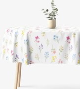 Goldea oválny teflónový obrus - kvetinová záhrada 120 x 160 cm