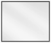 Mexen Loft, obdĺžnikové kúpeľňové zrkadlo 60 x 50 cm, farba rámu čierna matná, 9852-060-050-000-70