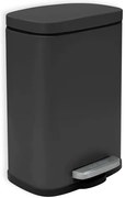Spirella pedálový odpadkový kôš AKIRA matná čierna oceľ 5 L 10.19834