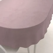 Biante Zamatový oválny obrus Velvet Prémium SVP-031 Tmavo staroružový 50x100 cm
