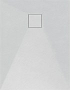 Gamma Erga Oldaf, SMC obdĺžniková sprchová vanička 80 x 90 cm, biela matná, ERG-GMA-OL-8090