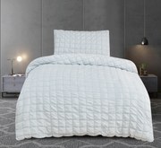Krepové obliečky polycotton Neapol sivé 200x140cm+90x70cm