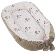 EKO - Hniezdo pre dieťa bavlnené FOX 90x60 cm