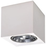 Stropné svietidlo Seida, 1x biele keramické tienidlo