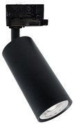 Bodové svietidlo do lištového systému MICA 1xGU10/25W/230V 3-fázové čierna