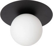 Lucide 79187/01/30 - Stropné svietidlo TRICIA 1xE27/15W/230V pr. 25 cm čierna