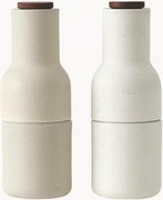 Mlynčeky na soľ a korenie's vrchnákmi z orechového dreva Bottle Grinder, 2 ks