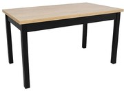 Stôl St-69 120x70+40 Dub Cremona/Čierna