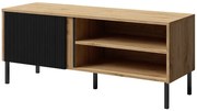 TV stolík Mia 7 večný dub/čierna