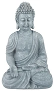 Soška sediaci Buddha, RD5657 18 cm, sivá