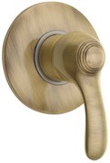 Sapho Sapho, KIRKÉ podomietková sprchová batéria, 1 výstup, bronz, KI41B