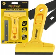 CROWNMAN 145mm škrabka na farby s výmennými čepeľami