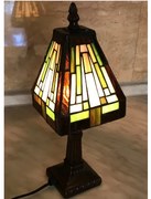 Lampa Tiffany stolová JASPER 15*32