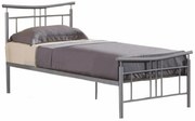 Jednolôžková posteľ 90 cm Daija 90 (matná strieborná) (s roštom). Vlastná spoľahlivá doprava až k Vám domov. 1065237
