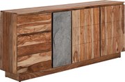 XXXLutz ŠIROKÁ KOMODA, akácia, indický palisander, prírodná farba, 190/85/42 cm Livetastic - Online Only drobný nábytok - 001071011901