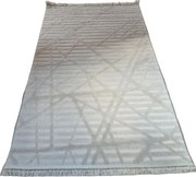 Krémovo-béžový koberec v boho štýle TWIST CREAM 20294A Rozmer: 60x100 cm