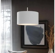 Eglo - LED Luster na lanku TUNJA 1xE27/60W/230V biela