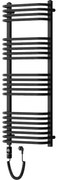 Mexen Apollo, elektrické vykurovacie teleso 1210x450 mm + vykurovacia tyč 600 W, čierna, W117-1210-450-2600-70