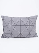 Krepová obliečka na vankúš Renforcé 40 × 60 cm - Sebastian sivá