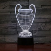 3Dmix 3DL-BSC020 – 3D LED nočná lampa - Pohár pre víťazov (Trofej)