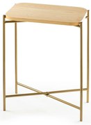 Odkladací stolík Same Gold and Natural