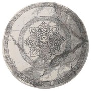 Koberec VISTA 04 sivý rozeta kruh