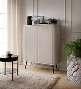 VYSOKÁ KOMODA BELLISSA KAŠMÍR + ČIERNE NOŽIČKY 103 cm