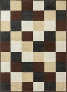 Oriental Weavers, Kusový koberec Lotto 923 FM7 X, 67x120, hnedá, chodba / predsieň