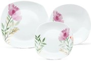 Arôme Home 18-dielna jedálenská súprava Ružový mak