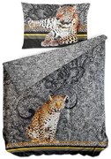 Bierbaum obliečka bavlnený satén 5179D Leopard 140x200/70x90 cm