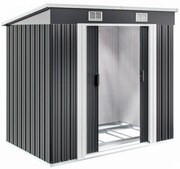 Záhradný domček na náradie L, 196x122x182cm,  antracitová Jurhan