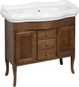 Sapho Sapho, RETRO umývadlová skrinka 89x80x48cm, buk, 1620