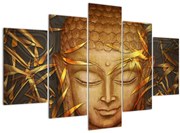 Obraz - Zlatý Budha (150x105 cm)