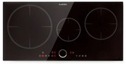 Klarstein Delicatessa 80, vstavaná indukčná varná doska, 7400 W, 3 zóny, sklokeramika