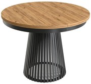 Rozkladací stôl  Garda čierna/craft zlatý