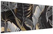 Obraz - Zlatá džungľa (120x50 cm)