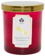 Arome Sviečka vo farebnom skle s viečkom, Cardamon & Cranberry, 125 g